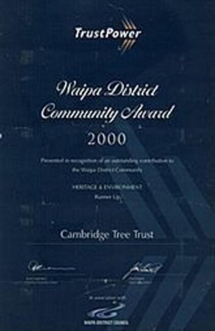 Trustpower award 2000 a